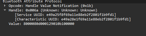 Write Command, handle 0x006A şifreli payload
